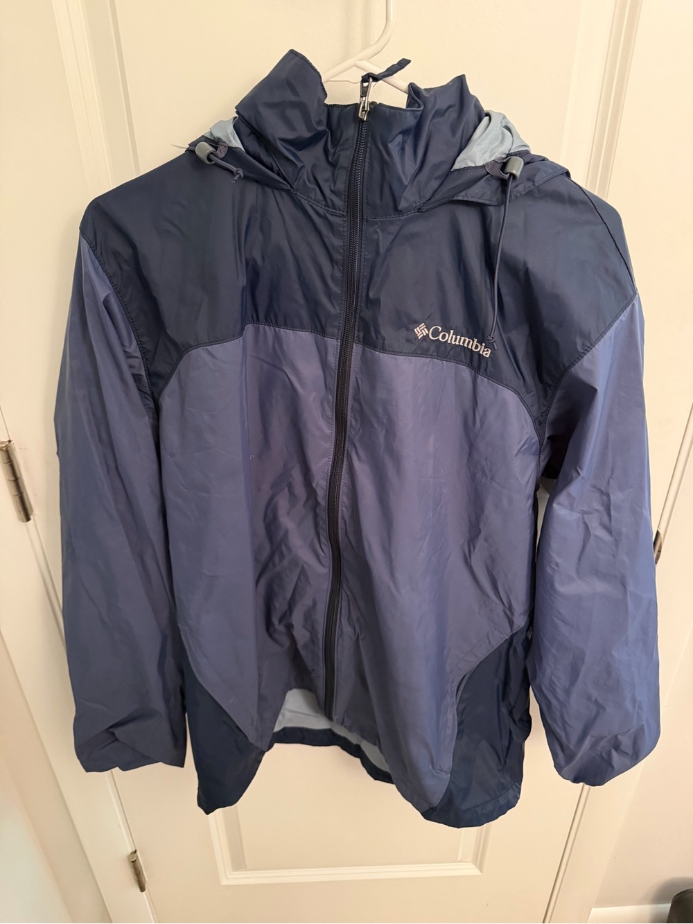 Columbia Kids Blue Two-Tone Hooded Rain Jacket